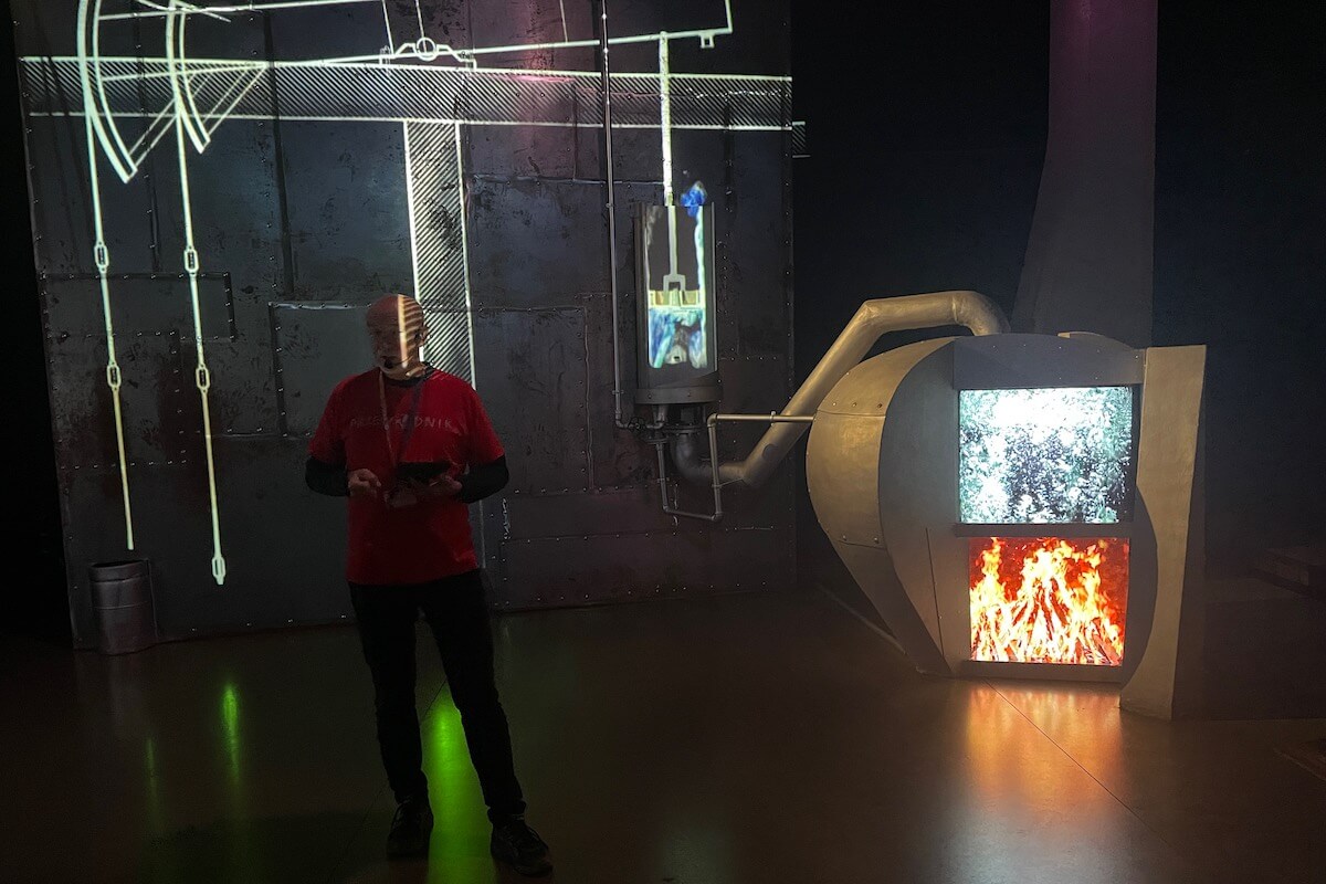 Multimedialna ekspozycja poprzedzająca zwiedzanie Kopalni Srebra w Tarnowskich Górach
