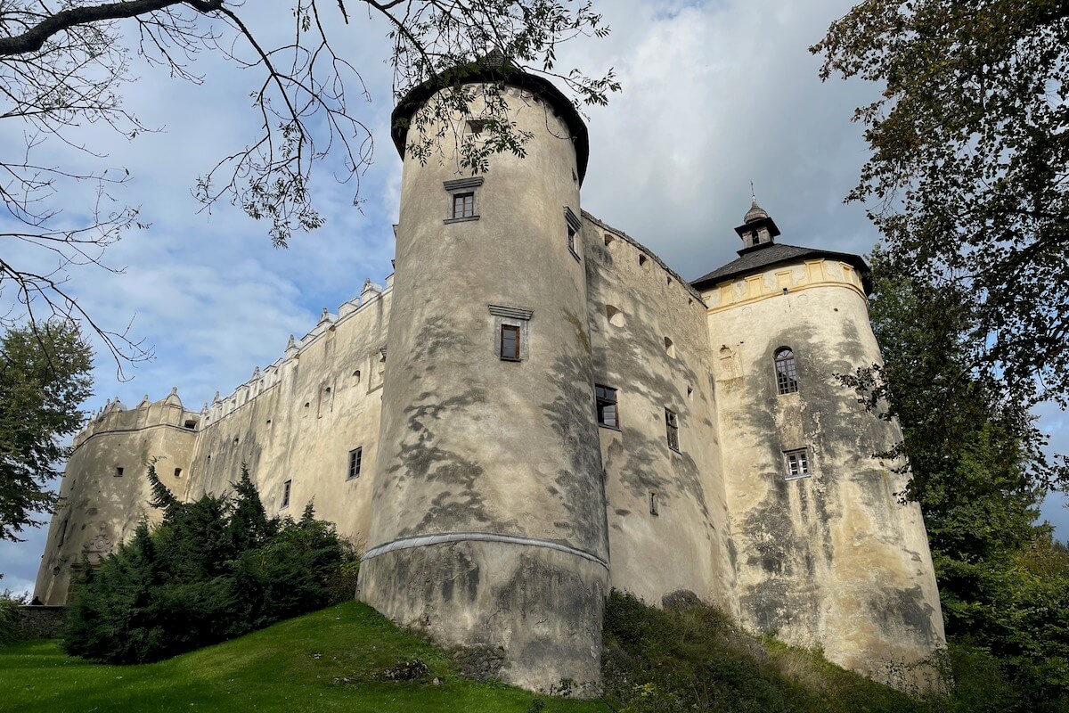 Widok na Zamek w Niedzicy 