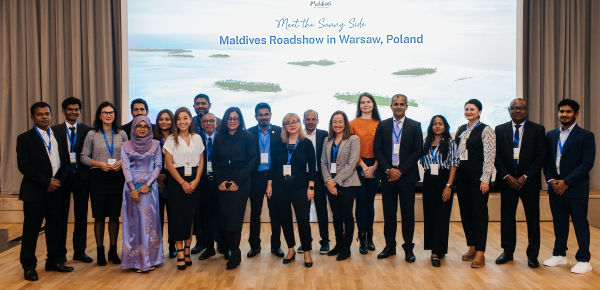 Visit Maledives representatives on a Roadshow in Warsawa