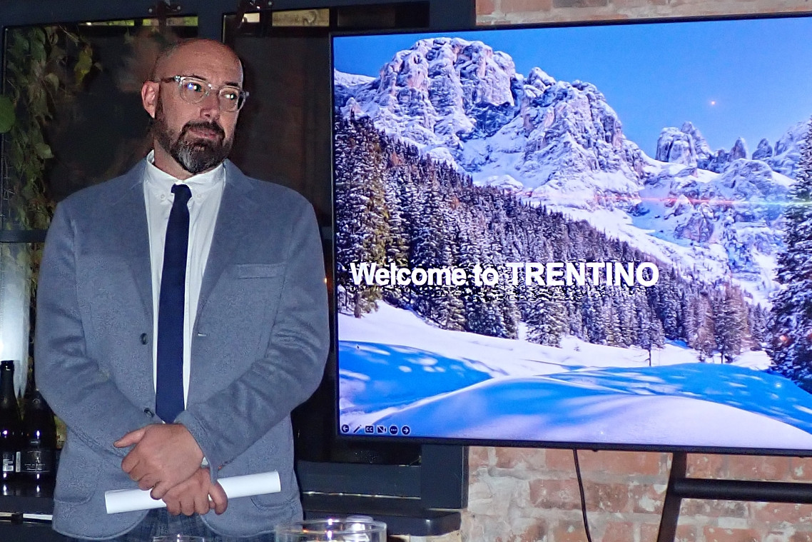 Fabio Gerola, Trentino Marketing prezentuje ofertę Trentino