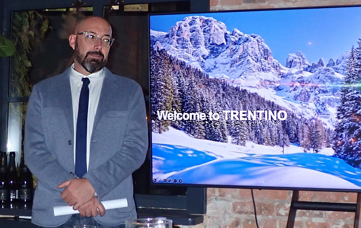 Fabio Gerola, Trentino Marketing prezentuje ofertę Trentino