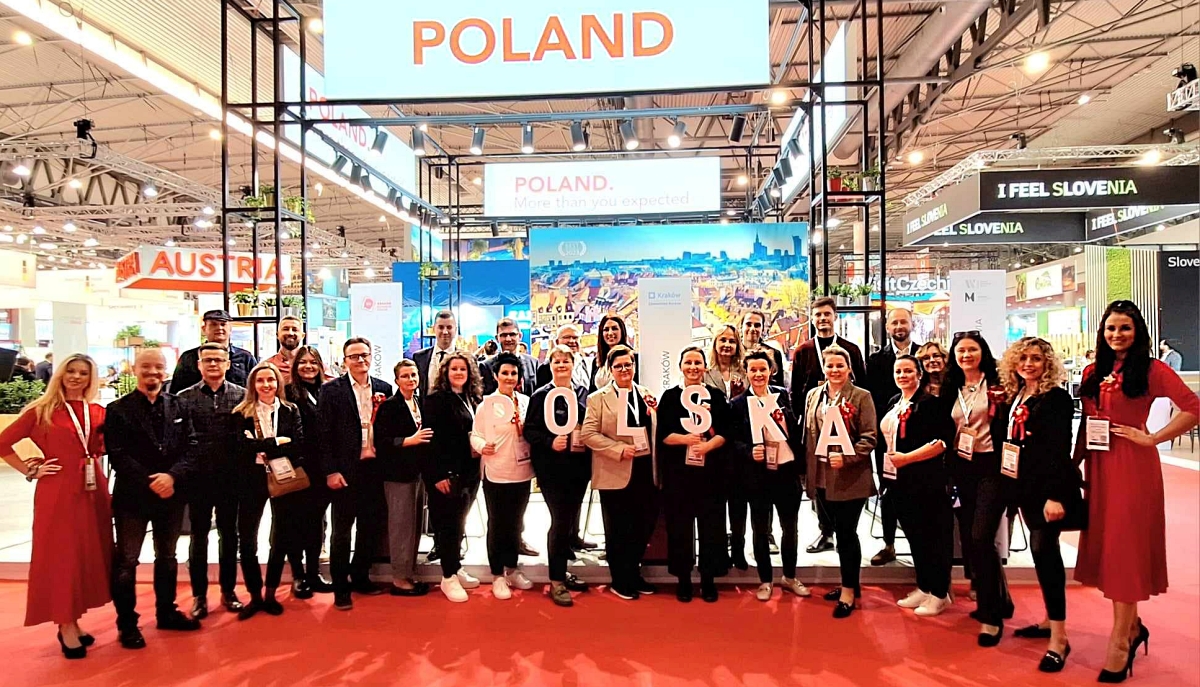 Polska reprezentacja na IBTM w Barcelonie 2023 /fot. Polska Organizacja Turystyczna