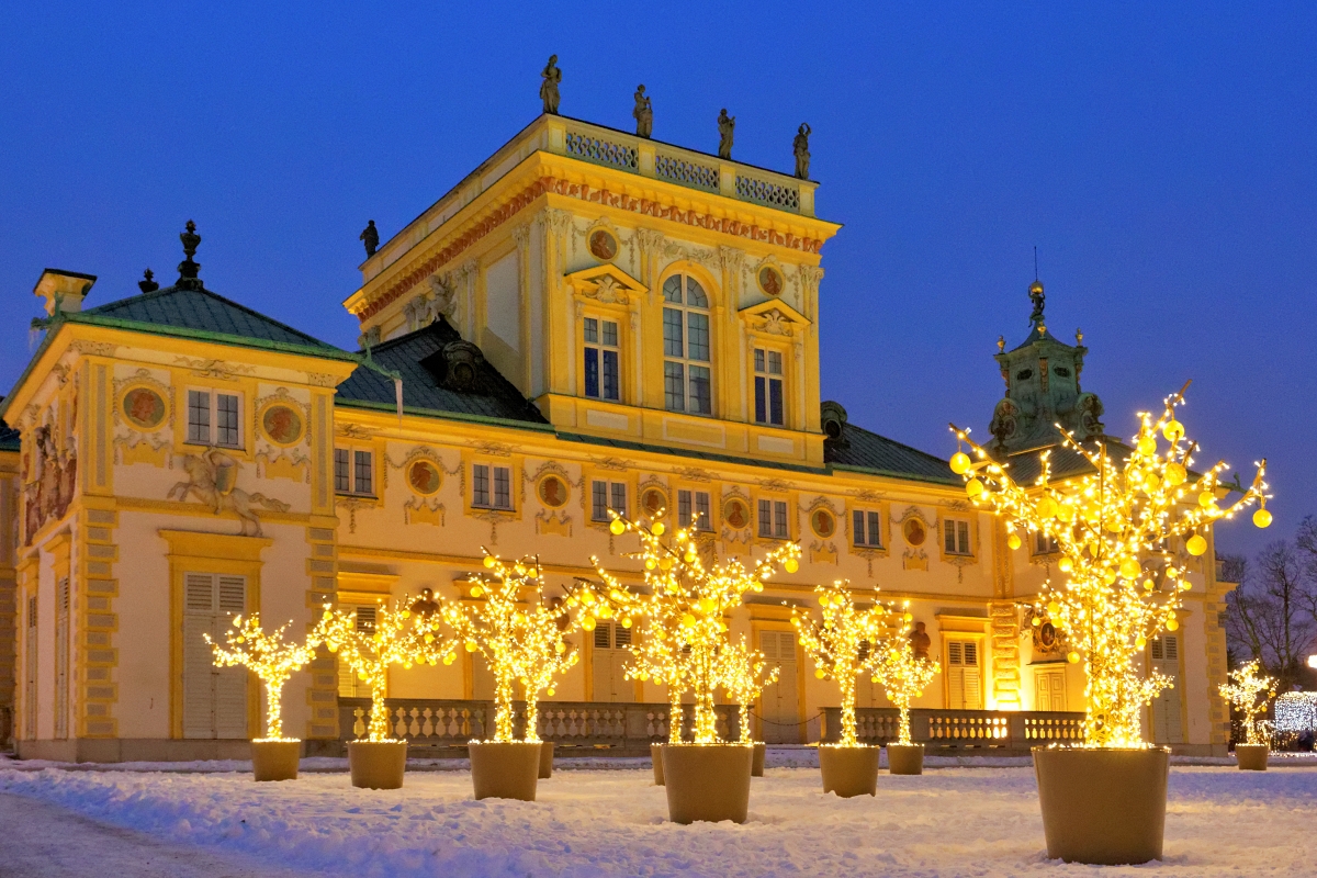 Królewski Ogród Światła w Wilanowie kusi nową bajką. /fot. Mieczysław Pawłowicz