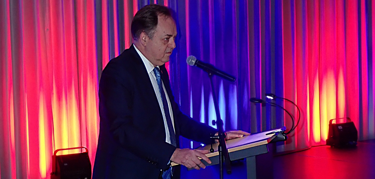 Jego Ekscelencja Pan Tomislav Vidošević, Ambasador Nadzwyczajny i Pełnomocny Republiki Chorwacji w Rzeczypospolitej Polskiej. /fot. Mieczysław Pawłowicz