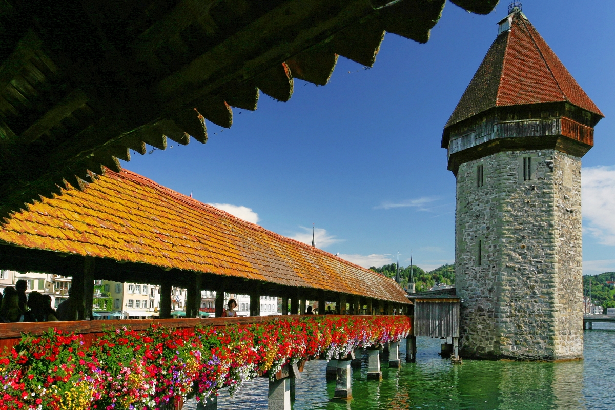 Wieża Wodna jest najczęściej fotografowaną budowlą Szwacjarii. /fot. Mieczysław Pawłowicz