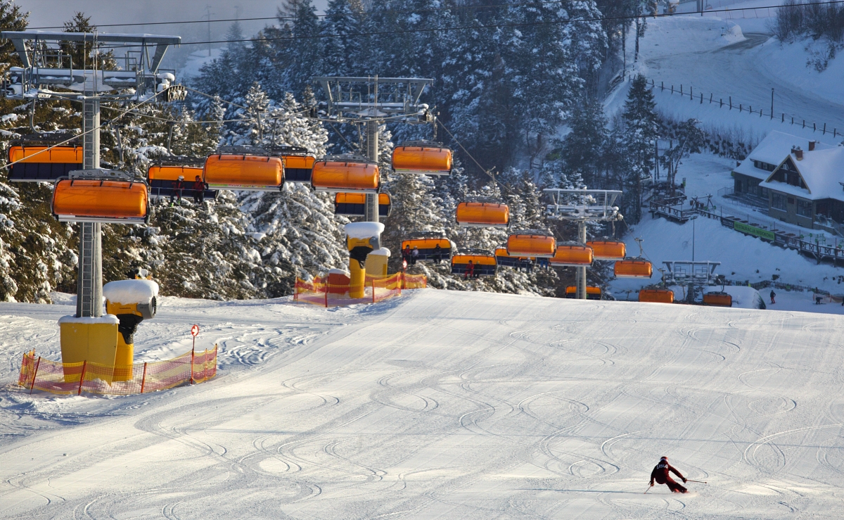 Kto rano wstaje, ten w Arenie Słotwiny czuje sie jak VIP. /fot. Mieczysław Pawłowicz