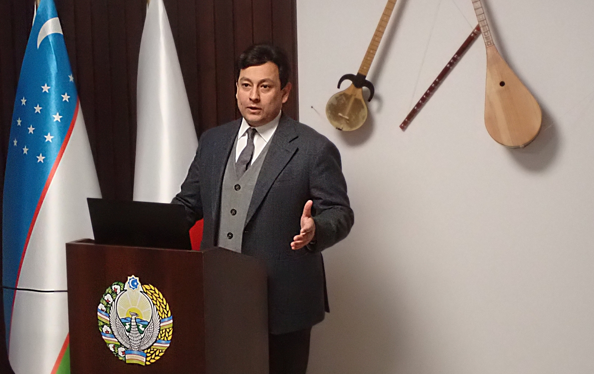 Ambasador Republiki Uzbekistanu w Polsce, JE Amirsaid Agzamkhodjaev. /fot. Mieczysław Pawłowicz