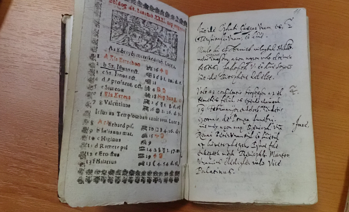 Oryginał notesu Thurzona znajduje się w archiwum w Bytczy. /fot. Mieczyslaw Pawłowicz