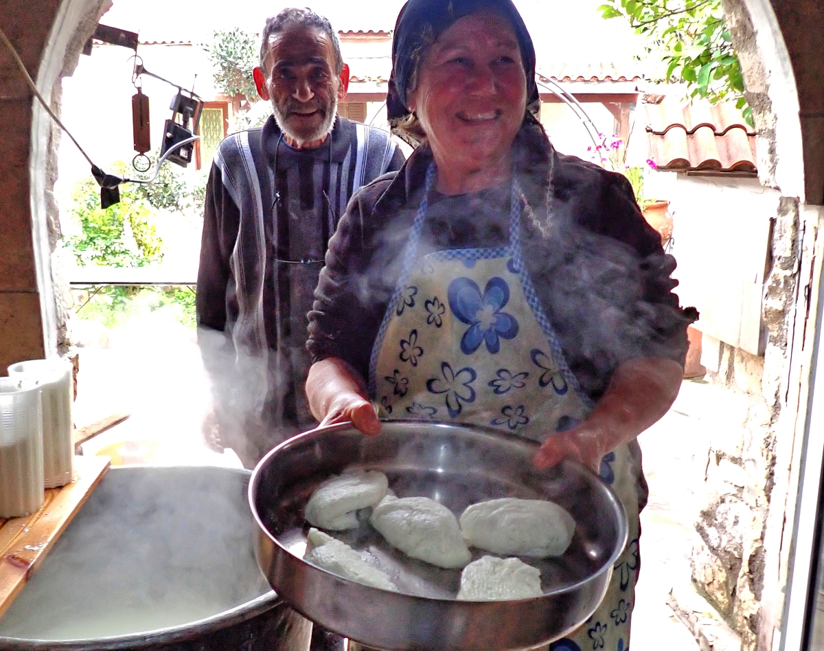 Sery haloumi u Sofii i Andreasa to prawdziwe arcydzieła kulinarne. /fot. Mieczysław Pawłowicz