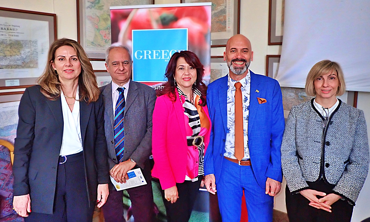 Grecy promują Wyspy Jońskie i Egejskie Północne./fot. Mieczysław Pawłowicz