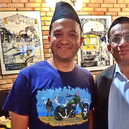 Binod Adhikari oraz Prebudda Jayasinghe przedstawili oferty dla polskich biur podróży. /fot.Mieczysław Pawłowicz