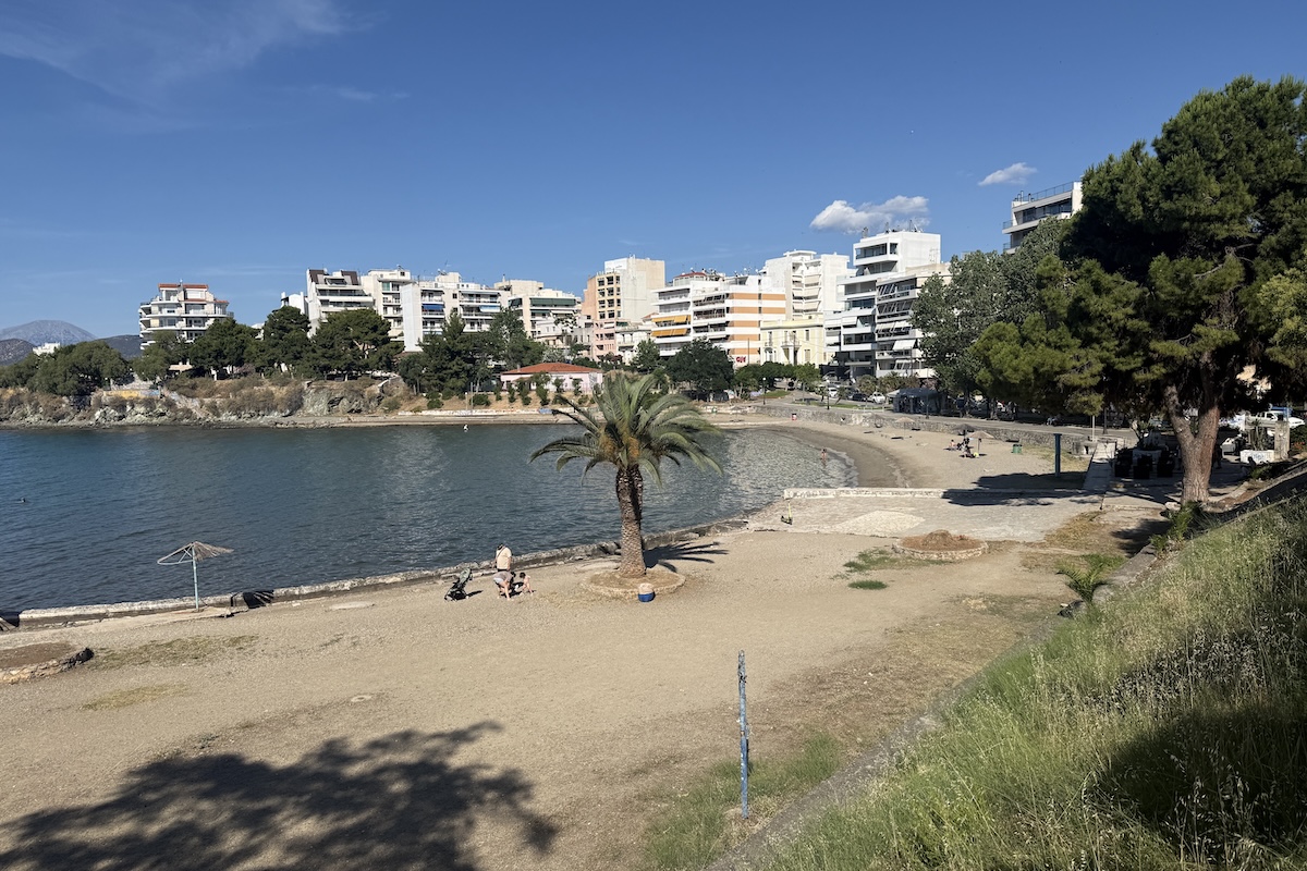 Plaża miejska w Chalkidzie